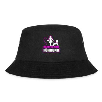Junggesellenabschied Poltern Polterabend JGA - Bucket Hat - Schwarz - Vorne - Lela (165cm)