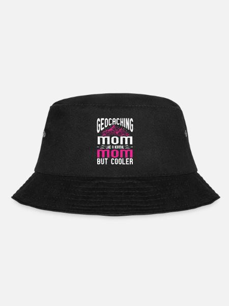 Geocaching Gift Geocacher Geocache - Bucket Hat - black
