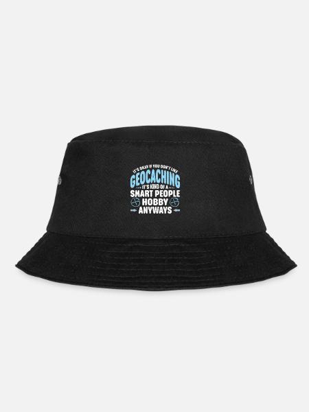Geocaching Gift Geocacher Geocache - Bucket Hat - black