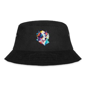 Border Collie Dogs Design Collie Dog Puppy Animal - Bucket Hat - black - Front - Lela (165cm)