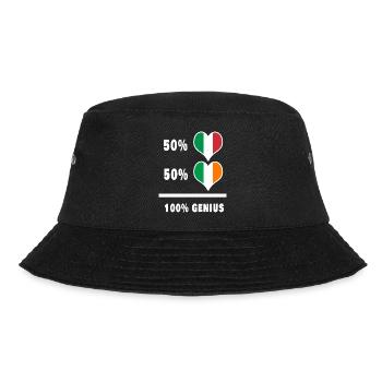 Irlande et Italie 100% drapeaux fantastiques - Bob - noir - Devant - Lela (165cm)