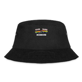 Rock Paper Scissors Drôle Lesbian Pride LGBT Pun - Bob - noir - Devant - Lela (165cm)