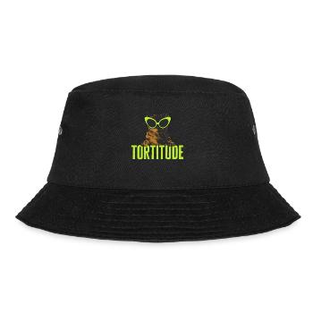 Schildpatt Katze Tortoiseshell Cat Tortie - Bucket Hat - Schwarz - Vorne - Lela (165cm)