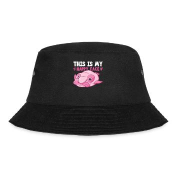 Costume de Blobfish - Visage de poisson Blob laid - - Bob - noir - Devant - Lela (165cm)
