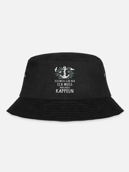 Kappeln Sprüche Kappelner Spruch - Bucket Hat - Schwarz
