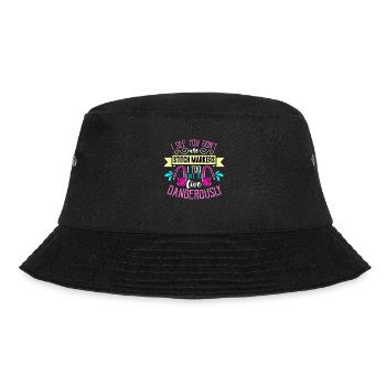 Cross Stitching I See You Don't Use Stitch Sewing - Bucket Hat - black - Front - Lela (165cm)