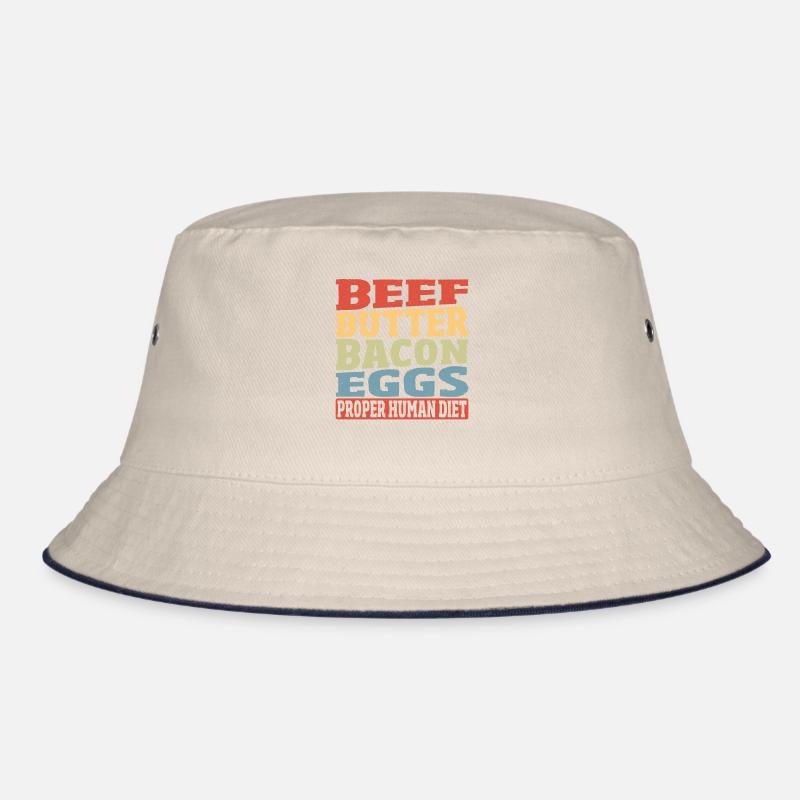 Rindfleisch Butter Speck Eier Richtige Bucket Hat