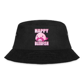 Costume de Blobfish - Visage de poisson Blob laid - - Bob - noir - Devant - Lela (165cm)