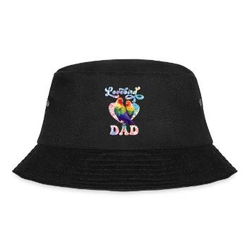 Love Birds Lovebird Dad Bird Friend Men - Bucket Hat - black - Front - Lela (165cm)