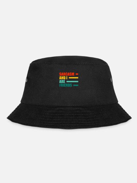 Schwarzer Humor - Bucket Hat - Schwarz