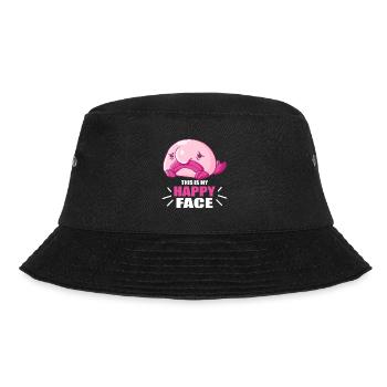 Costume de Blobfish - Visage de poisson Blob laid - - Bob - noir - Devant - Lela (165cm)