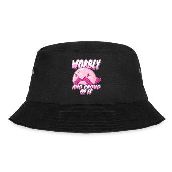 Costume de Blobfish - Visage de poisson Blob laid - - Bob - noir - Devant - Lela (165cm)