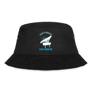 Turnen Gymnsatik Handstand Trainer Sportverein Tur - Bucket Hat - Schwarz - Vorne - Lela (165cm)