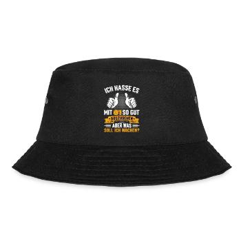 81 Geburtstag 81 Jahre 81 Lebensjahr 81 Lebenalter - Bucket Hat - Schwarz - Vorne - Lela (165cm)
