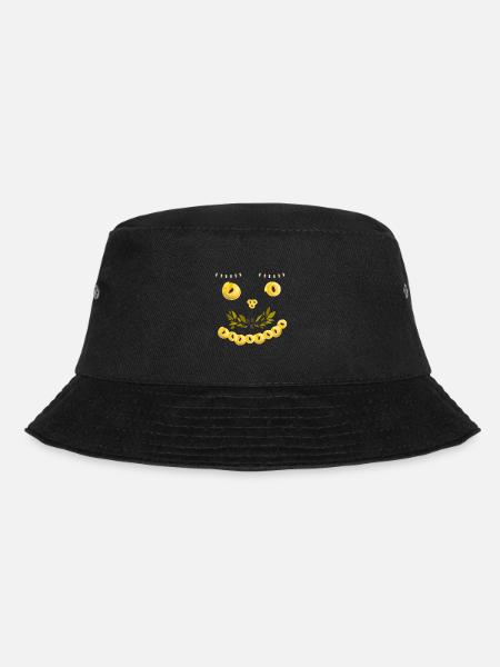 Italian Penne Pasta Tortellini - Bucket Hat - Schwarz