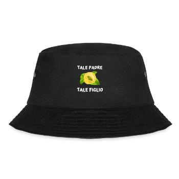 Italian Penne Pasta Tortellini - Bucket Hat - Schwarz - Vorne - Lela (165cm)