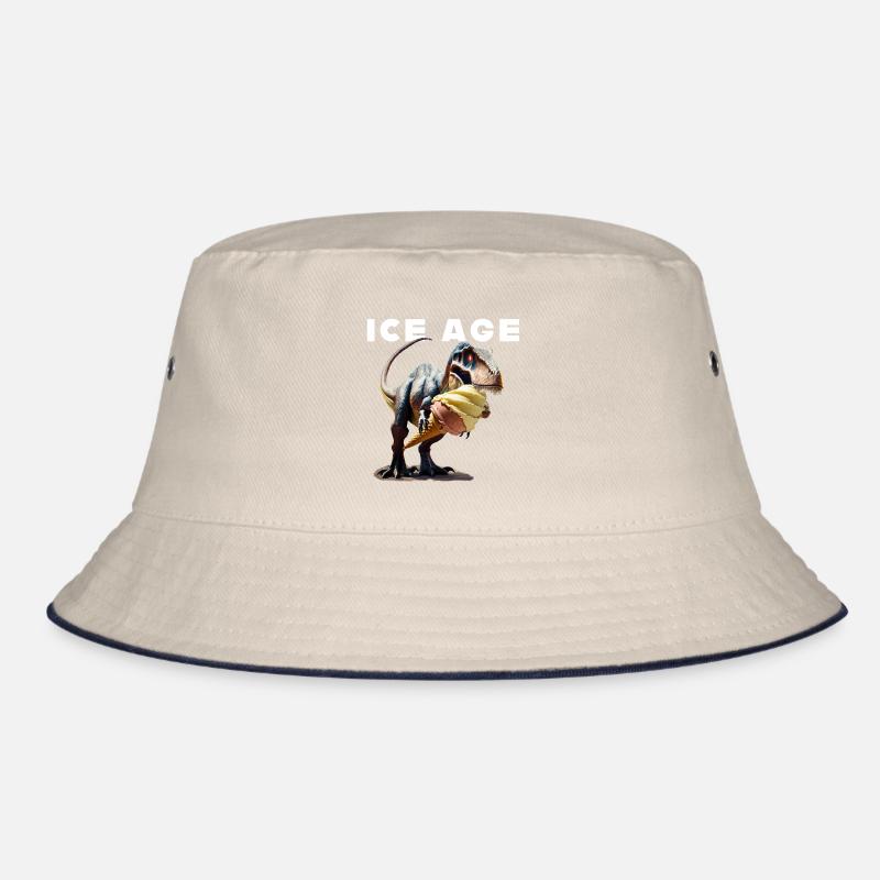 Eiszeit mit Dinosaurier Bucket Hat