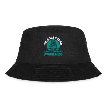 Support Squad Tourette Syndrome Awareness Month - Bucket Hat - Schwarz - Vorne - Lela (165cm)