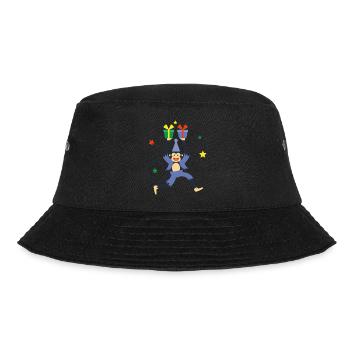 Geburtstag - Bucket Hat - Schwarz - Vorne - Lela (165cm)
