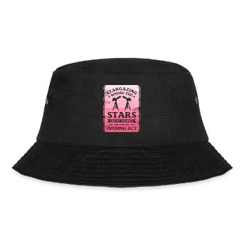 Stargazing Where The Stars Are My Audience - Bucket Hat - black - Front - Lela (165cm)