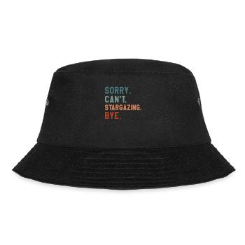 Tut mir leid, dass ich keine Sternenbeobachtung verabschieden kann Astronomie Sternenbeobachtung - Bucket Hat - Schwarz - Vorne - Lela (165cm)