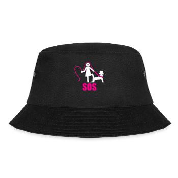Junggesellenabschied Polterabend JGA Männer - Bucket Hat - Schwarz - Vorne - Lela (165cm)