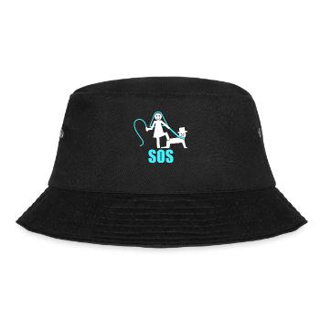 Junggesellenabschied Polterabend JGA Männer - Bucket Hat - Schwarz - Vorne - Lela (165cm)