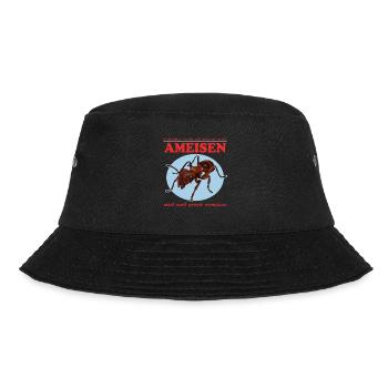 Ameisen Ameisenfarm Formicarium Ameise Geschenk - Bucket Hat - Schwarz - Vorne - Lela (165cm)