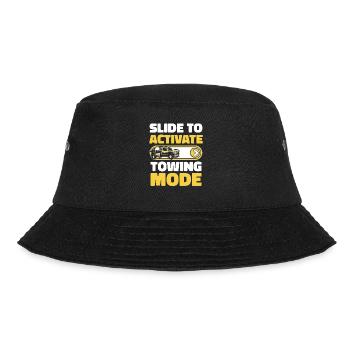 Slide To Activate Towing Mode Tow Truck - Bucket Hat - black - Front - Lela (165cm)