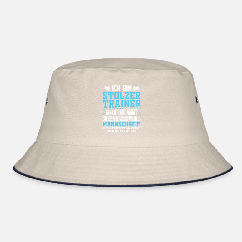Basketball Trainer Mannschaft Geschenk Bucket Hat
