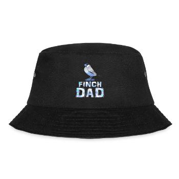 Finches Daddy Zebra Finches Bird Friend Men - Bucket Hat - black - Front - Lela (165cm)