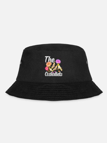 Parakeets The Cockatiels Bird Lovers - Bucket Hat - black