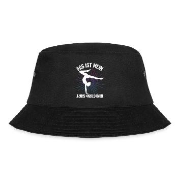 Das Ist Mein Handstand Shirt Turnen Gymnsatik Hand - Bucket Hat - Schwarz - Vorne - Lela (165cm)