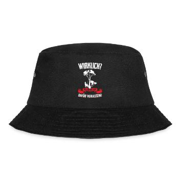 Baumpfleger Forstwirt Arborist Geschenk - Bucket Hat - Schwarz - Vorne - Lela (165cm)
