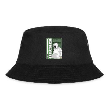 I'm A Hacker Social Engineering Phishing Sniffer - Bucket Hat - Schwarz - Vorne - Lela (165cm)