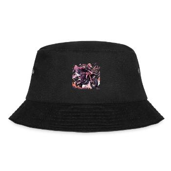 Motocross Dirt Bike Motocross Rider Biker - Bucket Hat - black - Front - Lela (165cm)
