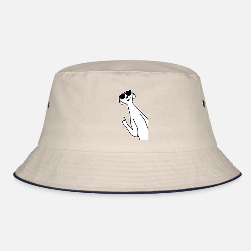 Erdmännchen mit Daumen hoch Bucket Hat