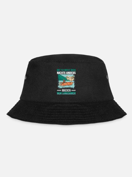 Mit 50 muss man nichts anders machen Nur langsamer - Bucket Hat - Schwarz
