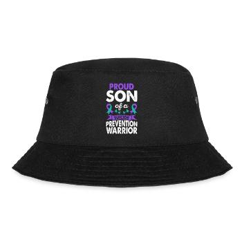 Son of the Suicide Prevention Warrior Awareness - Bucket Hat - black - Front - Lela (165cm)