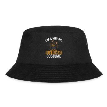 Miniature Pinscher Rehpinscher Min Pin Dog - Bucket Hat - black - Front - Lela (165cm)
