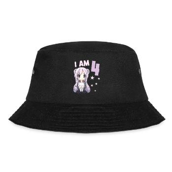 4 ans Fille Anime Kawaii Cat 4ème anniversaire - Bob - noir - Devant - Lela (165cm)