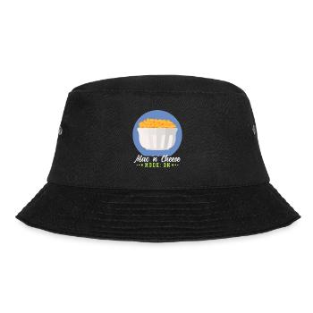Macaroni and cheese | Mac and Cheese Gift - Bucket Hat - black - Front - Lela (165cm)