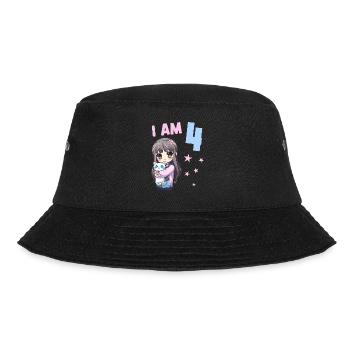 4 ans Fille Anime Kawaii Cat 4ème anniversaire - Bob - noir - Devant - Lela (165cm)