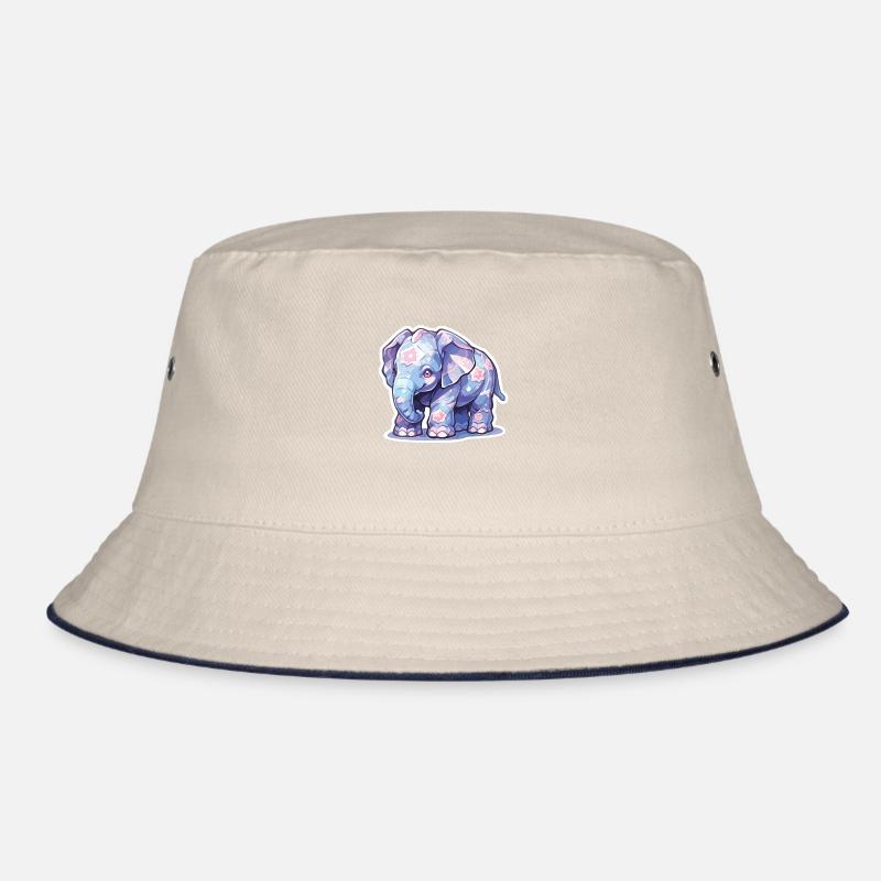 Elephant Elephant Elephant Baby Pachyderm Bucket Hat