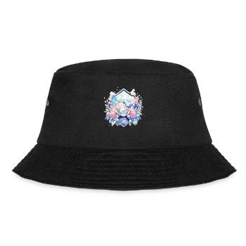 Turtle Lizard Turtle Baby Turtles - Bucket Hat - black - Front - Lela (165cm)