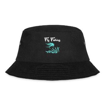 Fly Fishing Flyfishing Fishing Fishing - Bucket Hat - black - Front - Lela (165cm)
