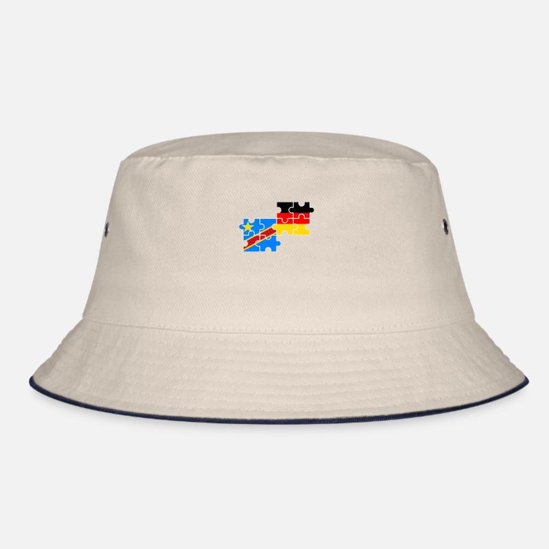 DR Congo Germany Flag German Congolese Bucket Hat