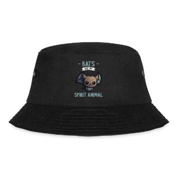 Bats are my spirit animal bats bat - Bucket Hat - black - Front - Lela (165cm)