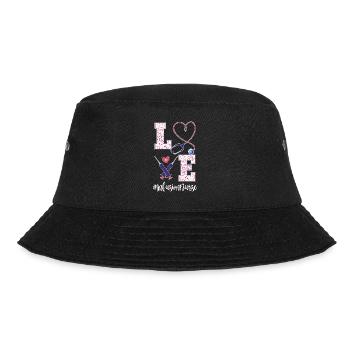 Niedliche Infusionskrankenschwester Valentinstag - Bucket Hat - Schwarz - Vorne - Lela (165cm)