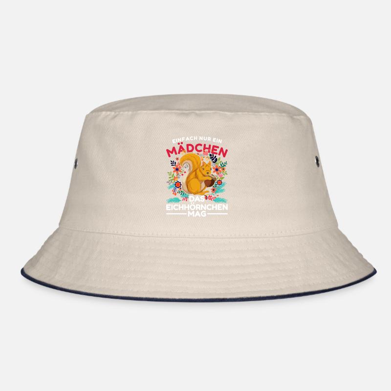 Waldbewohner Blumen Mädchen Geschenk Eichhörnchen Bucket Hat